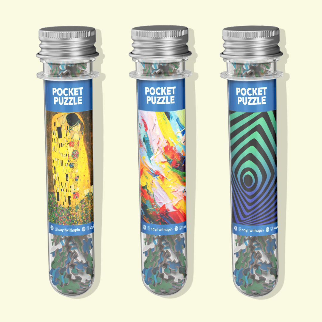 Pocket Puzzles – Say it with a Pin Pocket Puzzles – Say it with a Pin