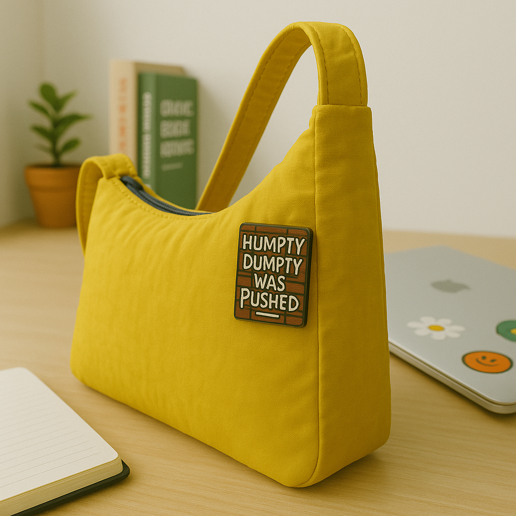 Humpty Dumpty Was Pushed Pin