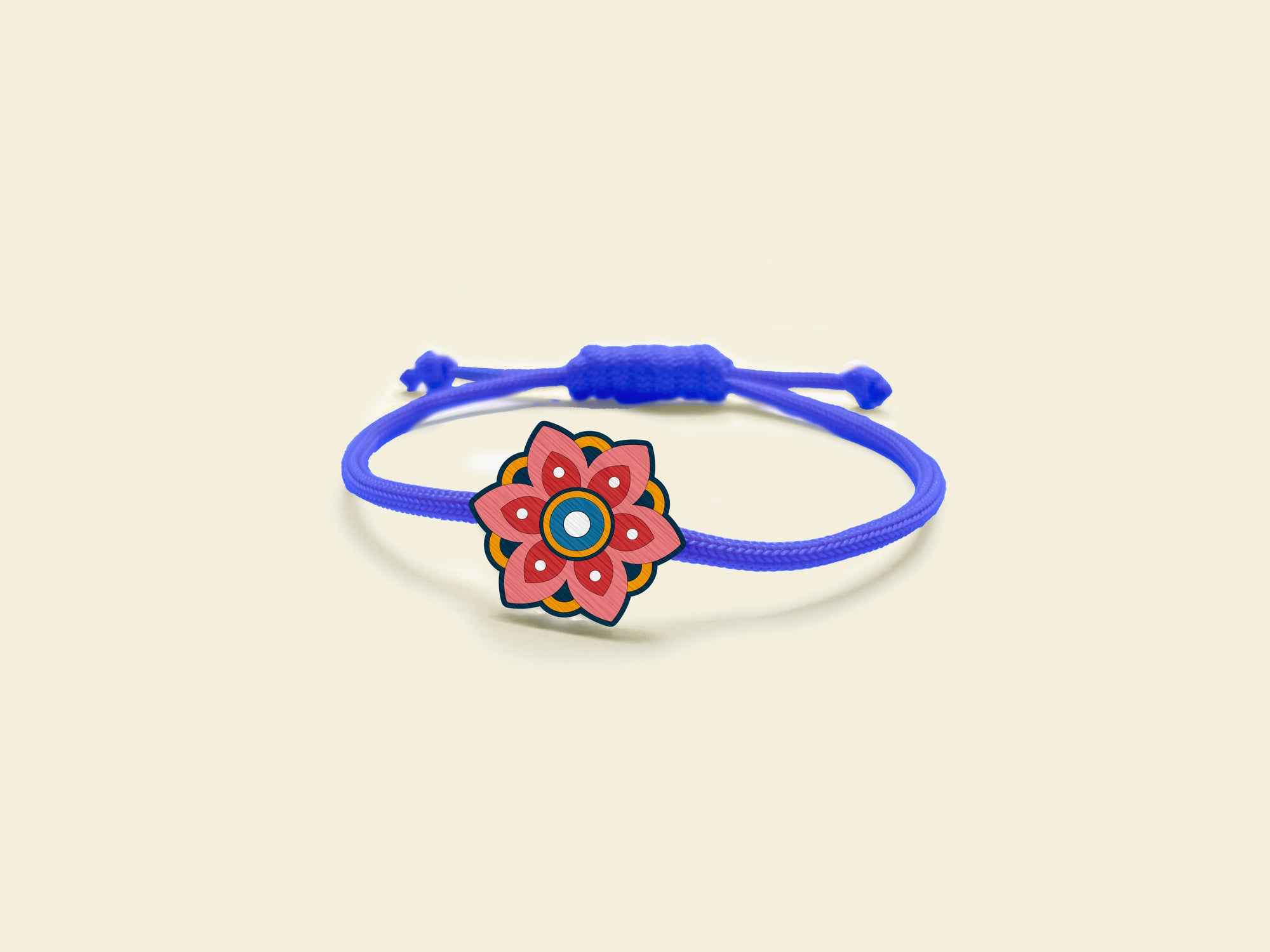 Pink Floral Rakhi