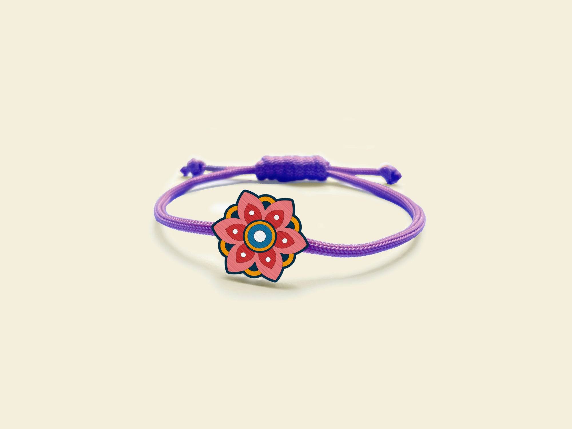 Pink Floral Rakhi
