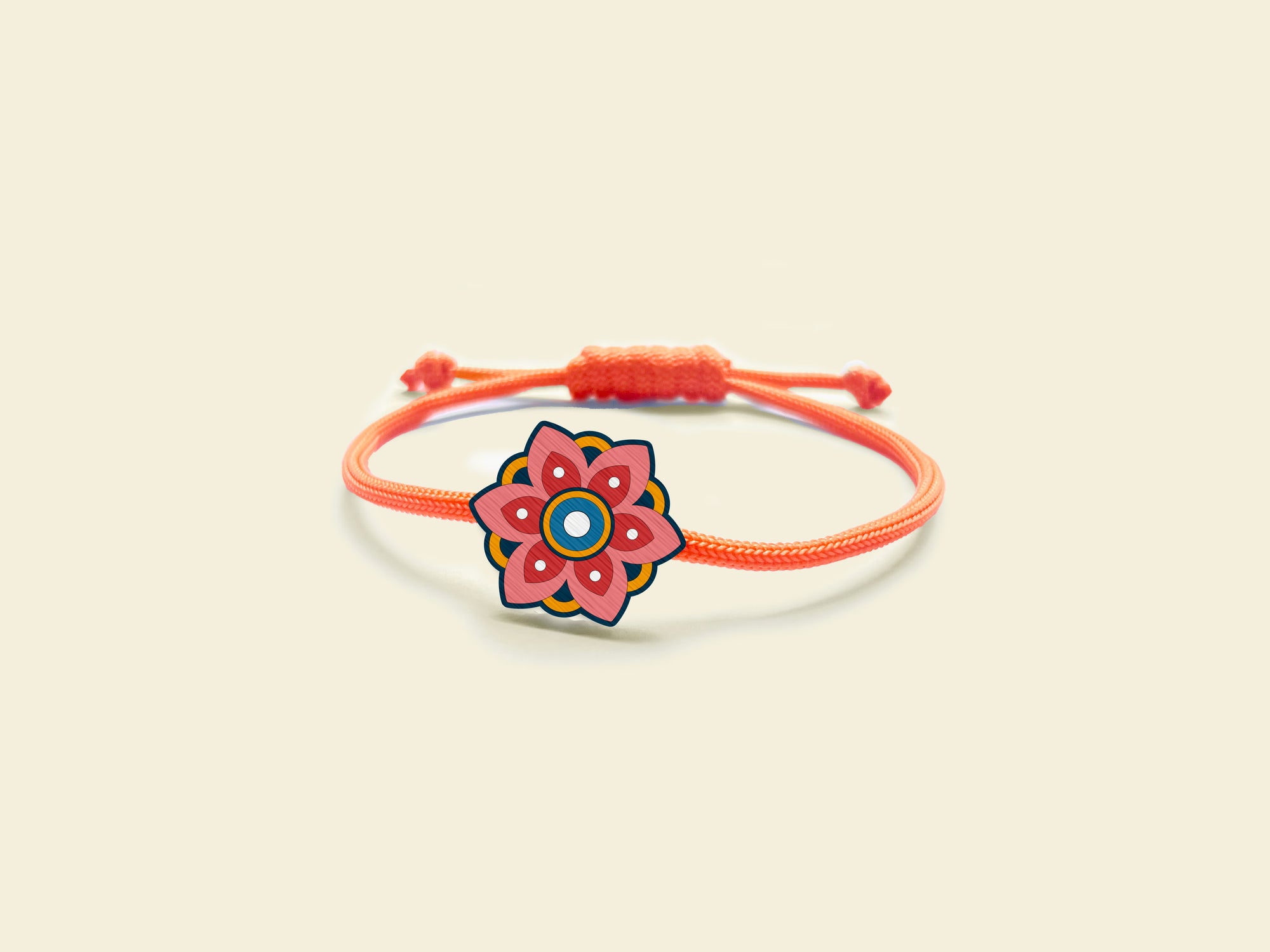 Pink Floral Rakhi