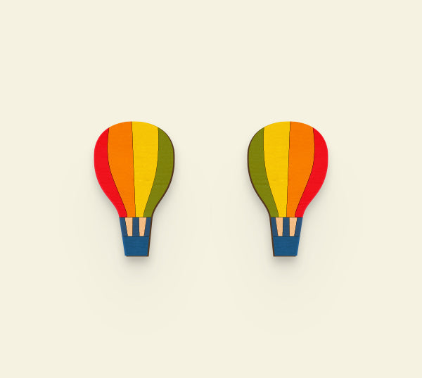 Hot Air Balloon Earrings