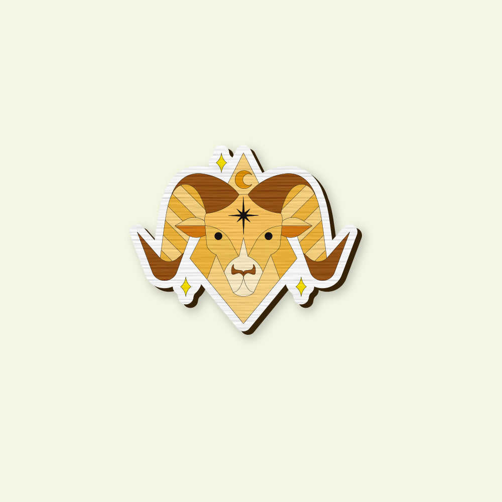 Aries Zodiac Pin