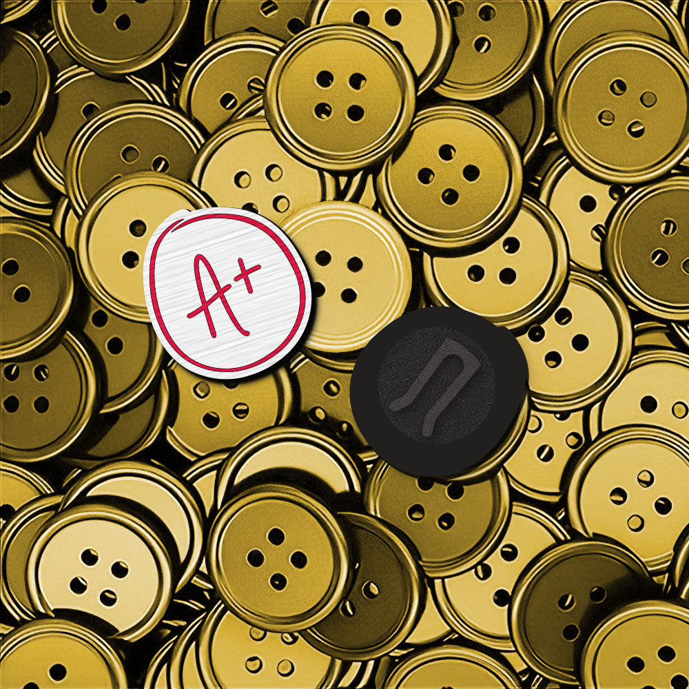 Unmad Button Hand Painted Unbuttons – Say it with a Pin