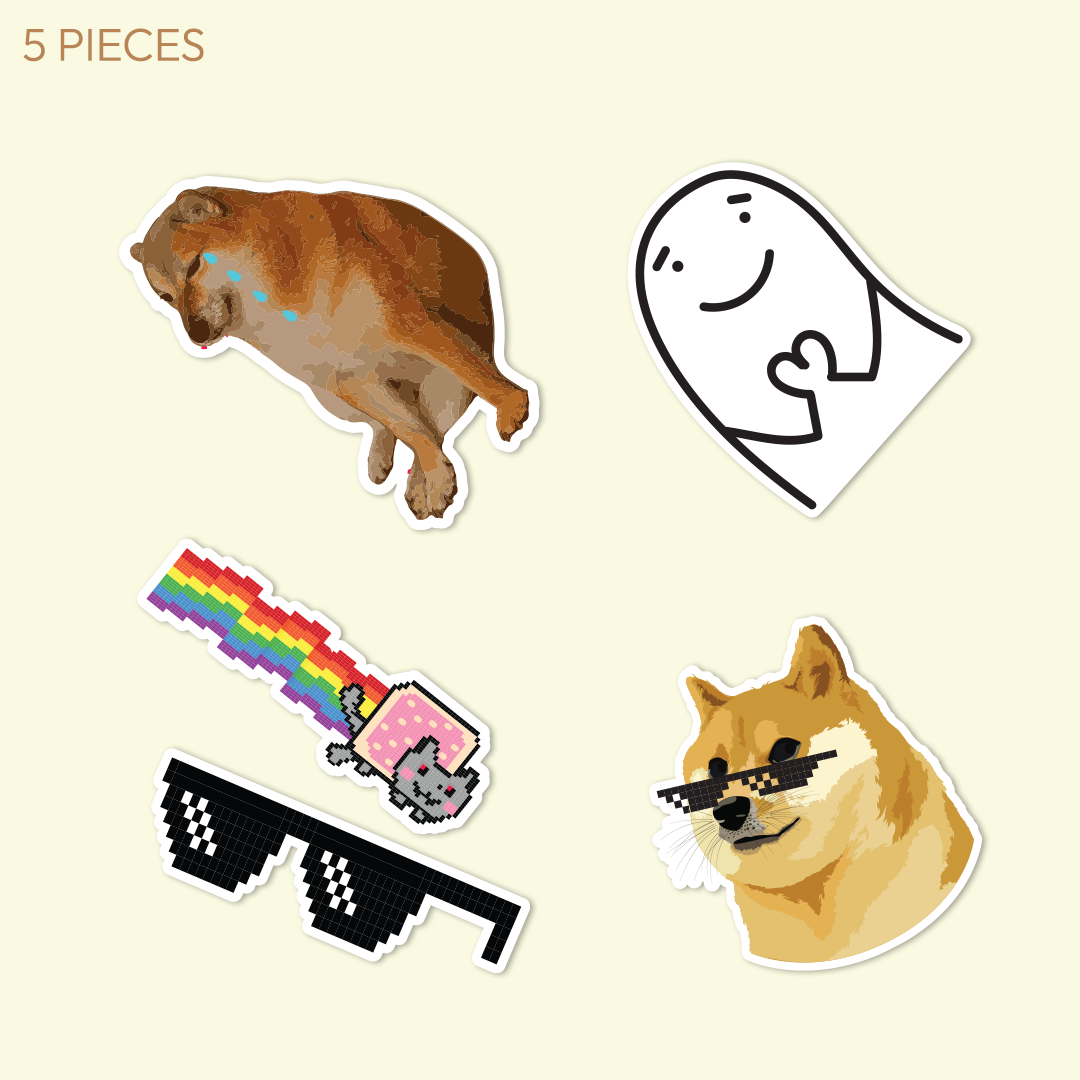 Making Sticker Memes Meme Mania Sticker Pack – Say it with a Pin