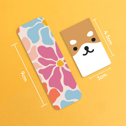 Foxy Flower Magnetic Bookmarks