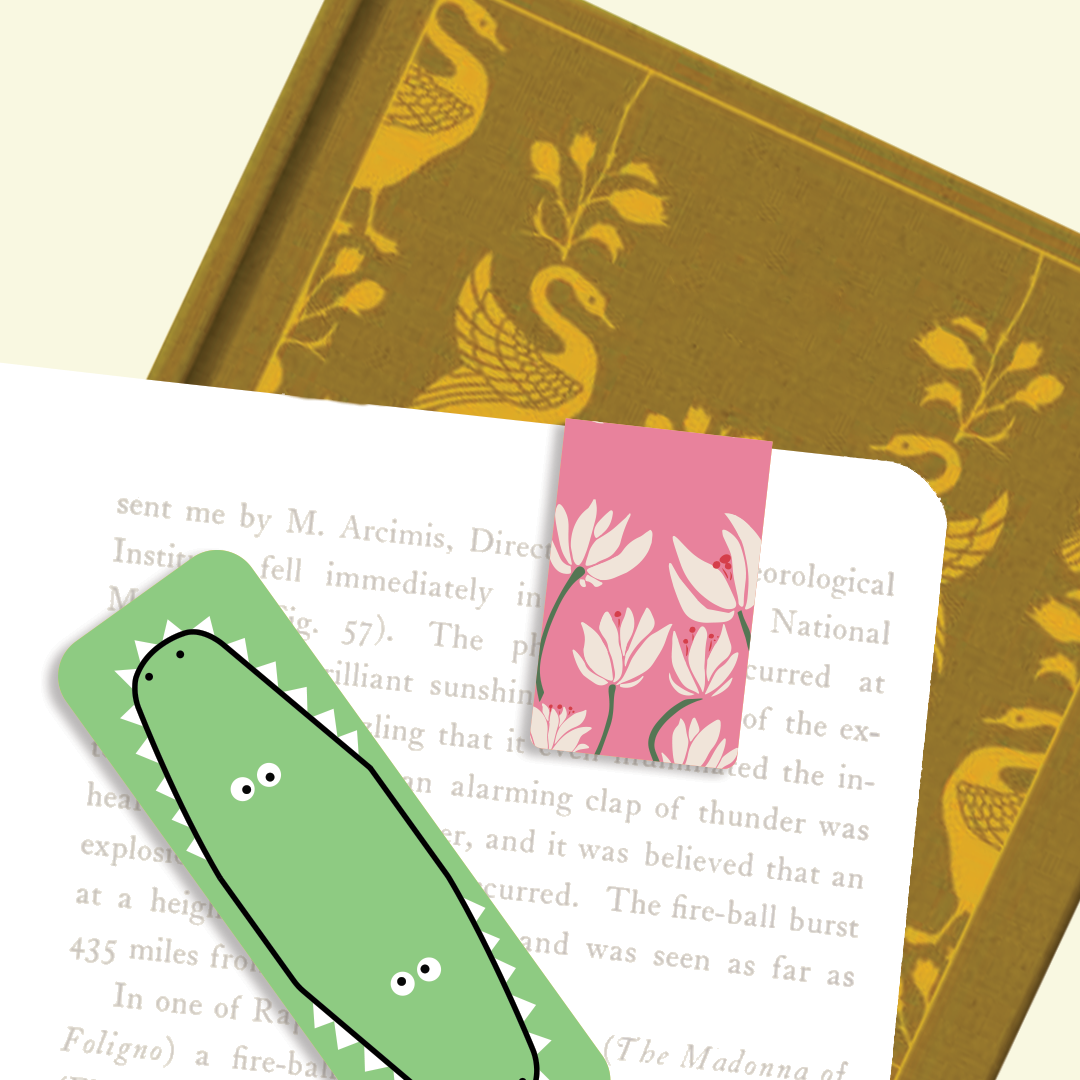 Bloomosaurus Magnetic Bookmarks