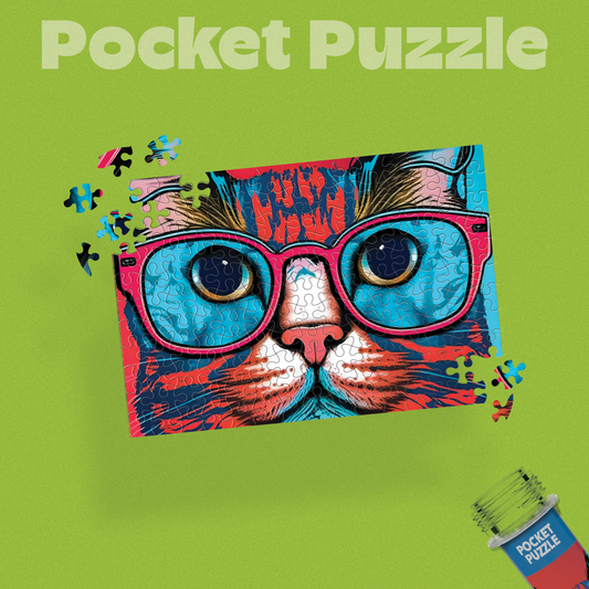 Colour Me Kitten Pocket Puzzle