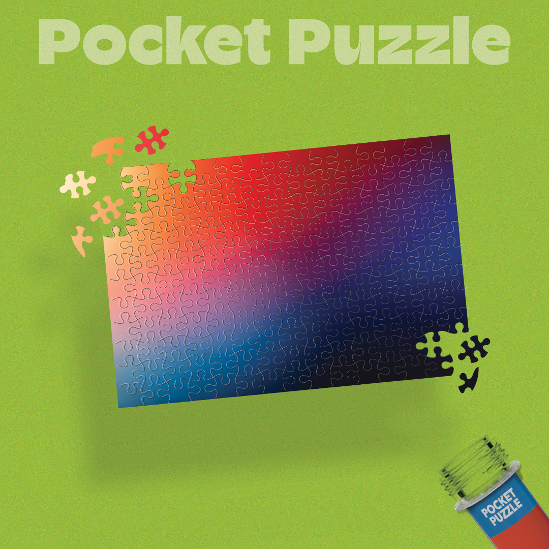 Radiant Gradient Pocket Puzzle