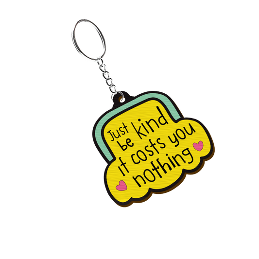 Just Be Kind Ping Keychain