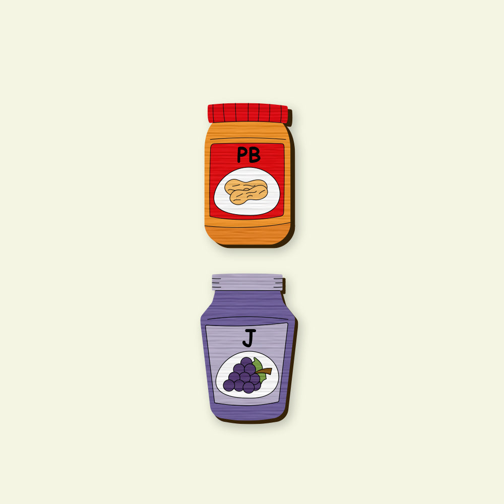 Peanut Butter-Jam Pin