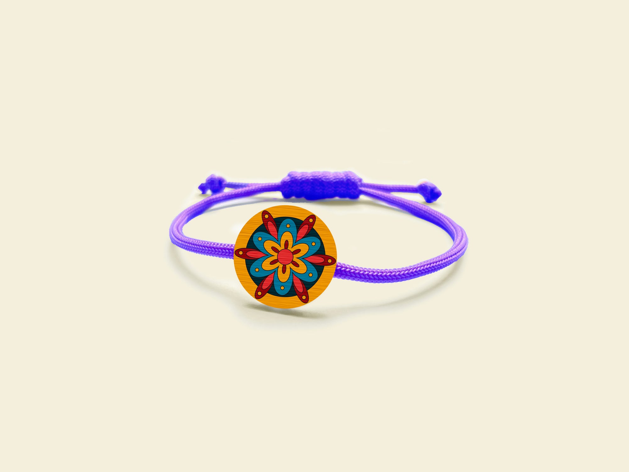 Vibrant Flower Rakhi