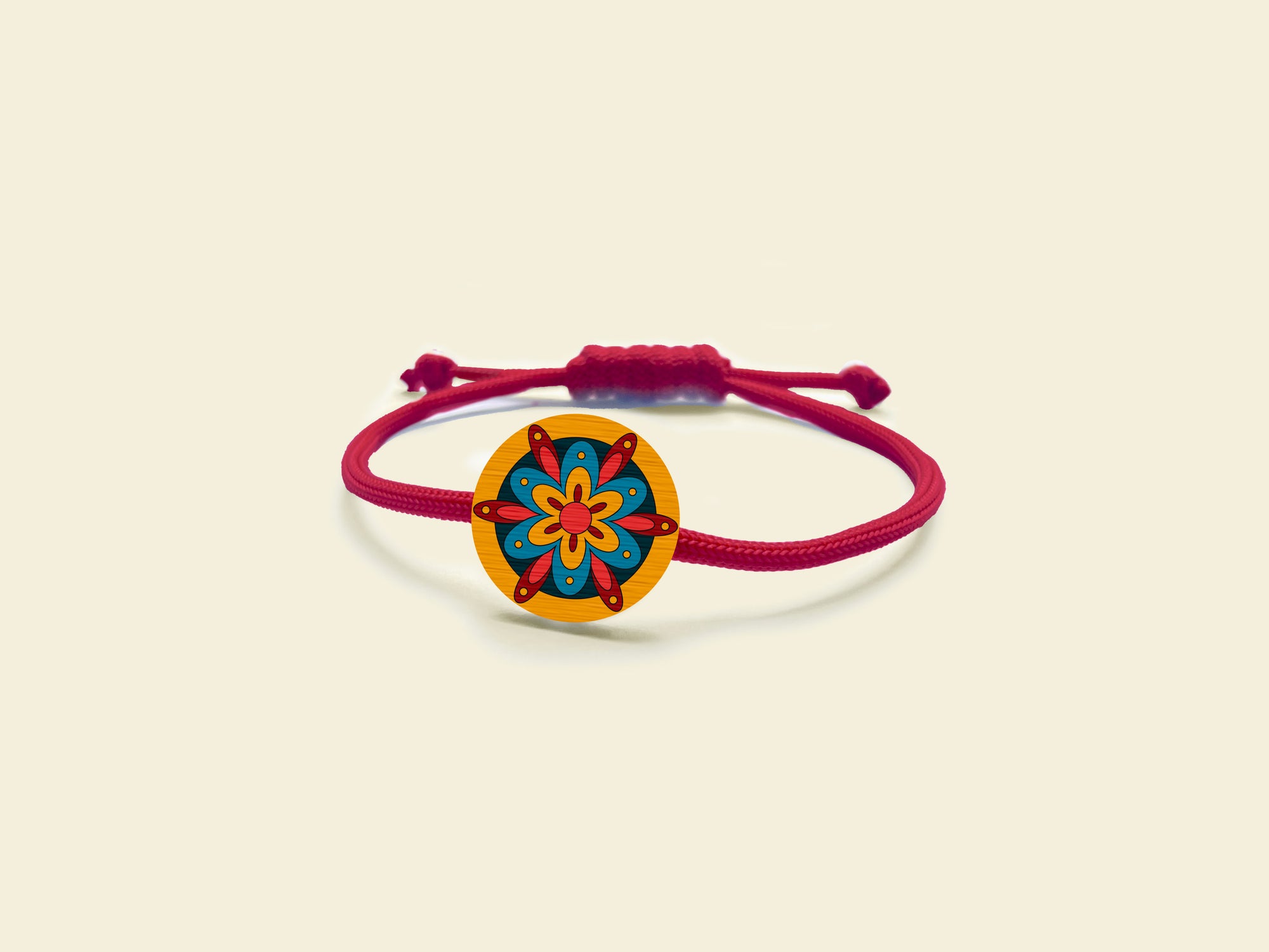 Vibrant Flower Rakhi