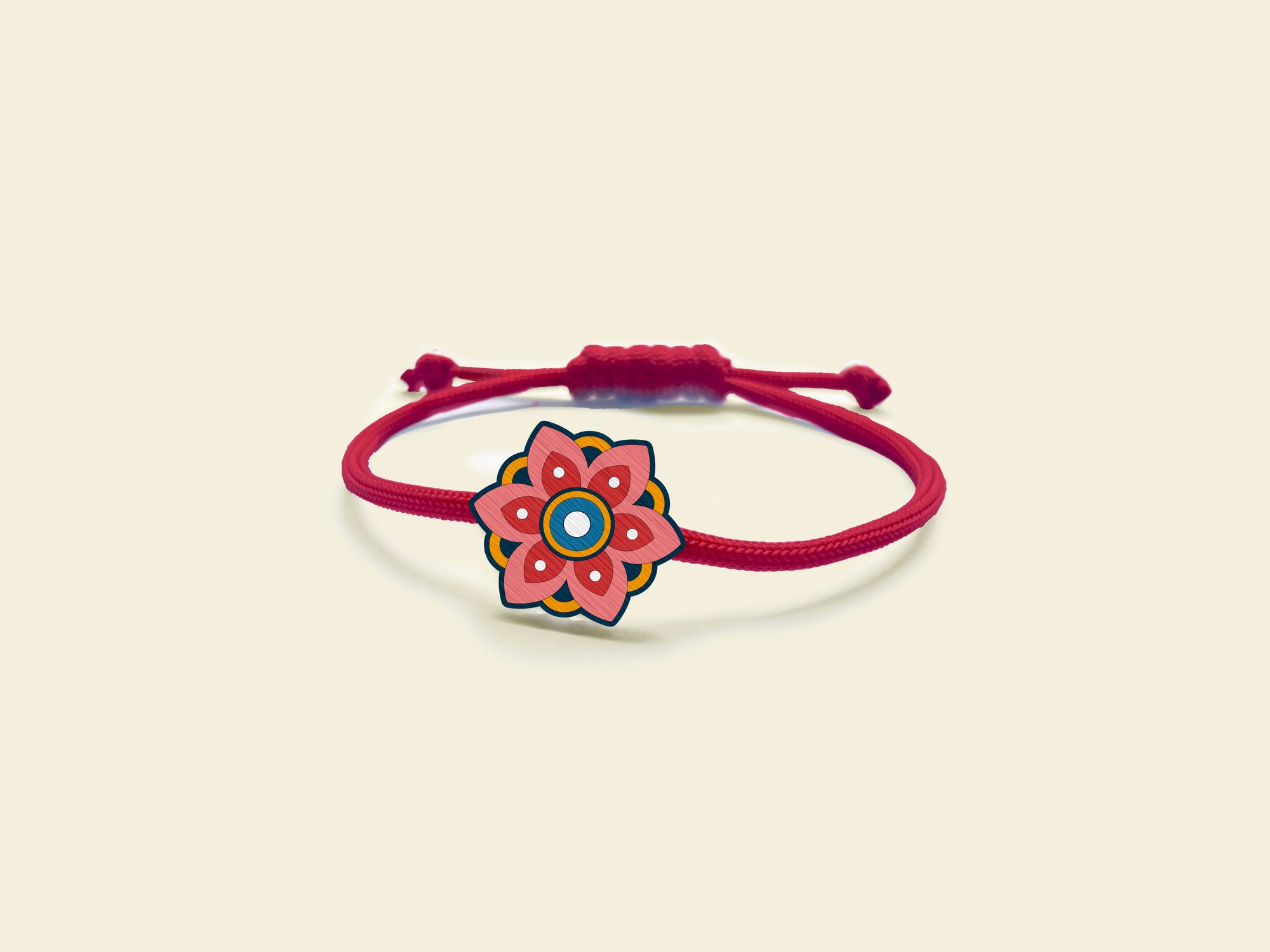 Pink Floral Rakhi