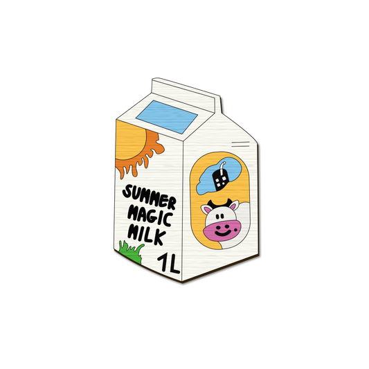 Cool Milk Carton Magnet