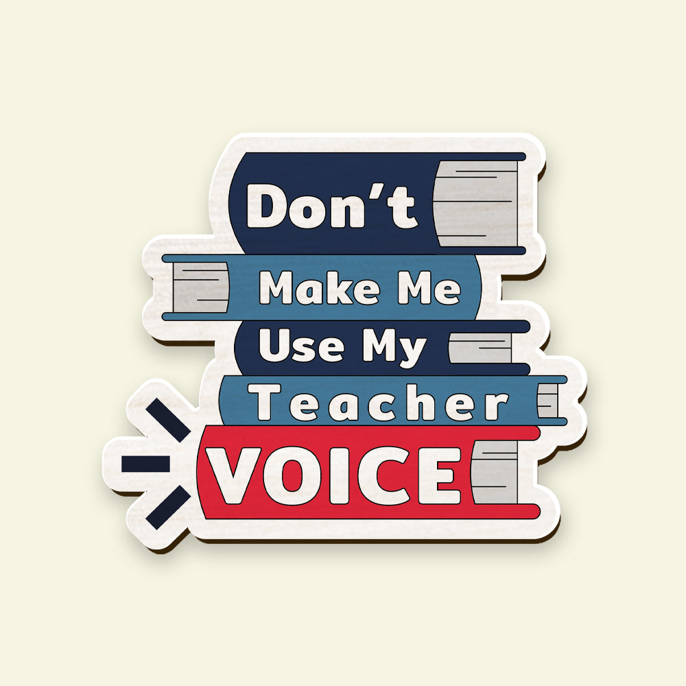 Teacher Voice Pin