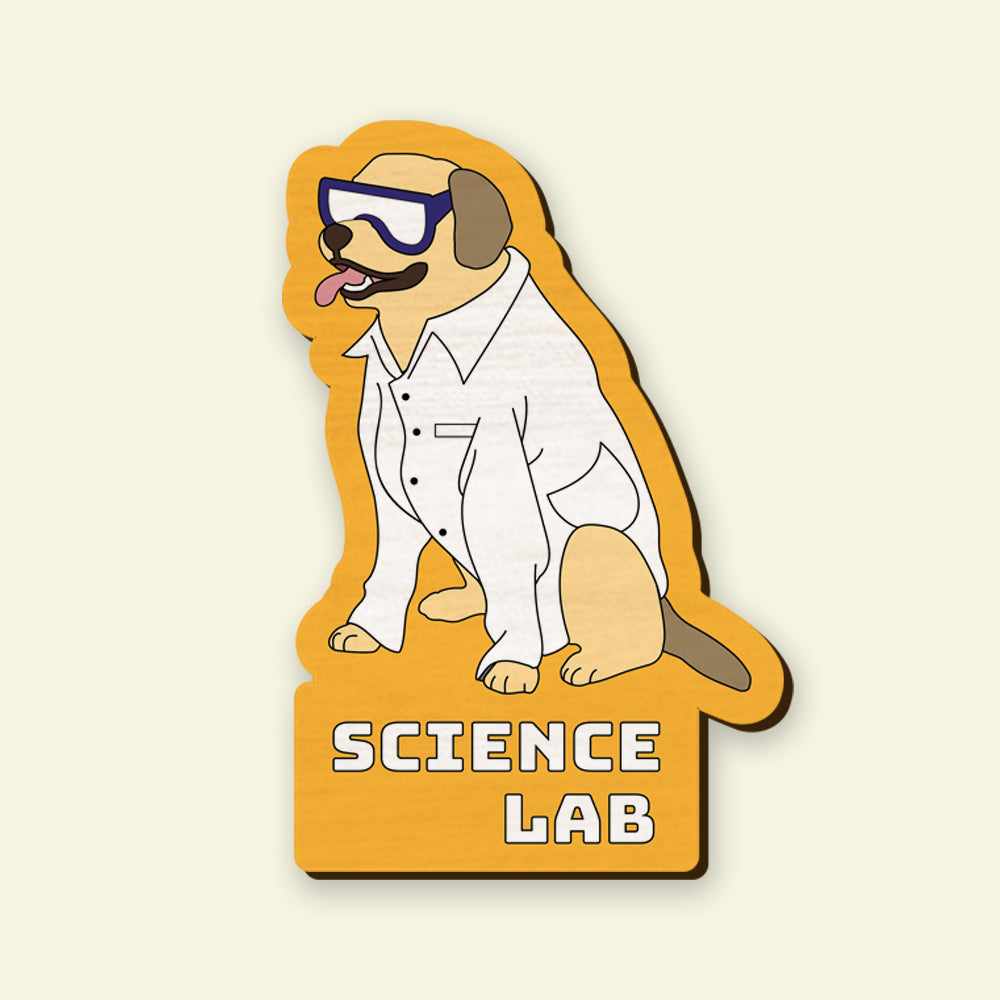 Science Lab Doggo Pin