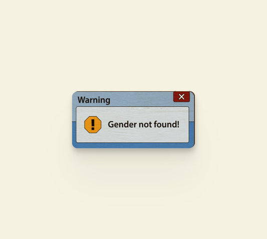 Gender Not Found Pin