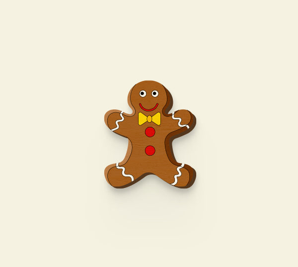 Gingerbread Man Cookie Pin