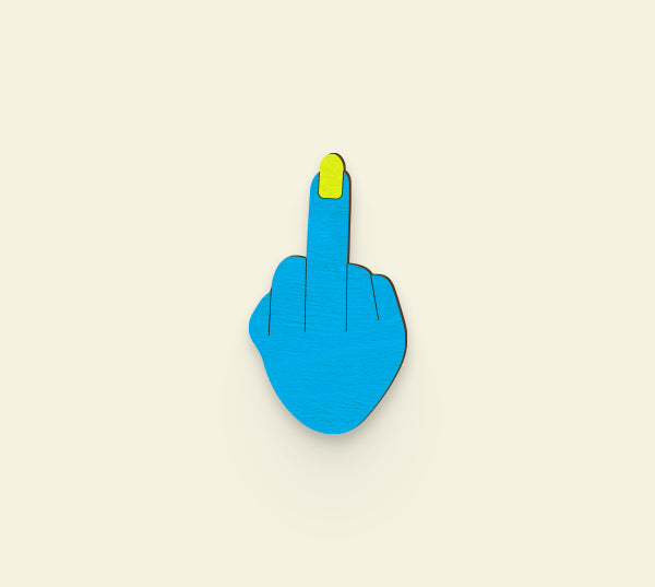 Middle Finger Pin