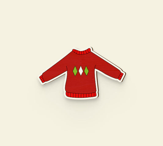 Red Sweater Pin