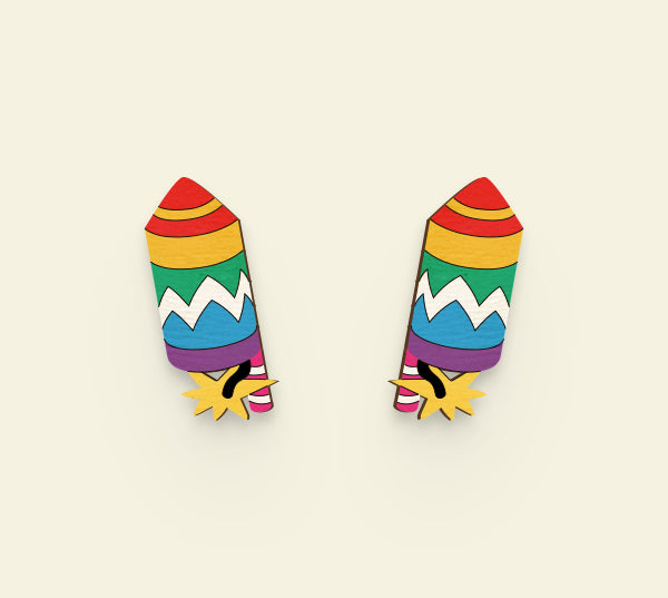 Rocket Earrings