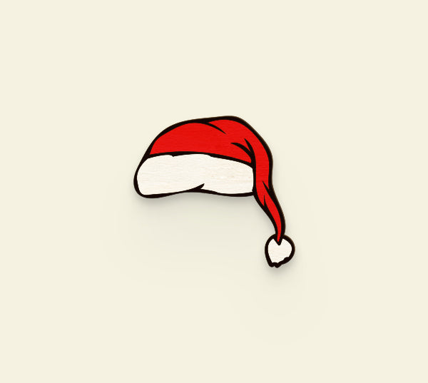 Santa Hat Pin