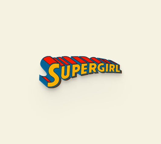 Super Girl Pin