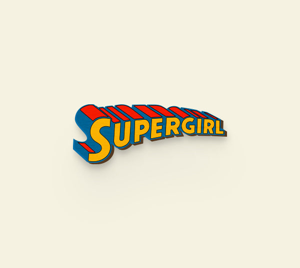 Super Girl Pin